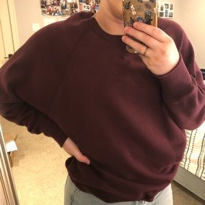 Aerie Oversized Fleece Crewneck Sweatshirt
